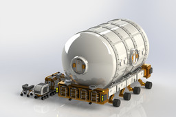 [CAD Concept] SHLT-V1 (Moon Heavy Logistics Transport)